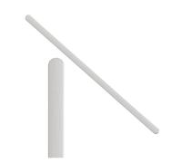 ROEUIPG Stainless Steel Cuff Bangle Plain Rod Bracelet Jewelry Making Accessories Personalised(Width 10mm,Brushed silver)