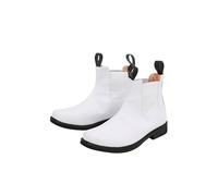 Roeutoo White Stormtrooper Boots Costume Adult Men Imperial Army Military Cosplay Leather Shoes Ankle Boots, White, 8 UK