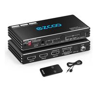 ROFAVEZCO 4K@120Hz HDMI 2.1 Switch 2 in 1 Out with Audio Extractor VRR ALLM HDCP2.3 ARC eARC HDR CEC SPDlF Optical Audio Out D-o-l-b-y Digital EDID for PS5 Xbox NVIDIA AMD