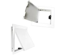 ROFBIHG Aluminum Alloy Access Panel, Access Panel for Drywall Ceiling Reinforced Plumbing Wall Access Doors, Attic Door Plumbing Inspection Door for Wires/HVAC/Cables(16x16in/40.6x40.6cm)