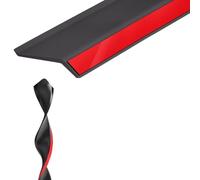 ROFBIHG Door Window Rain Deflector Strip, Rubber Self-Adhesive Deflector Indoor/Outdoor Window Rain Guard, for Doors, Windows, Cars, Drip Edge Rain Diverter Guards(1m(3.3ft),5.5cm)