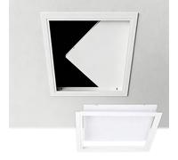 ROFBIHG Metal Ceiling Access Door, Metal Inspection Hatch Attic Access Panel, Hidden Plumbing Service Door for Cabinet and Bathroom, Aluminum Frame, Easy to Install(6x6in/15.2x15.2cm)