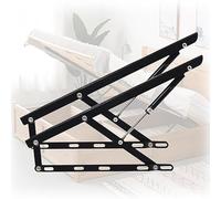 ROFBIHG Set Of 2 Gas Spring Bed Storage Lift Kit, Folding Bed Lifting Mechanism, Lift Up Storage Bed Frame Hinge Set, Pneumatic Heavy Duty Gas Spring Strut Hydraulic Bed Mechanism, 6 Sizes(61cm/2FT)