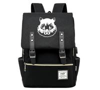 Roffatide Anime Backpacks Hashibira Inosuke School Book Bag 15.6'' Laptop Backpacks Black Business Backpack Travel Daypack P