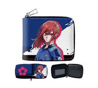 Roffatide Anime Blue Lock Bifold Wallet Double-Sided Printing Wallet Casual Card Holder with Coin Pocket for Men Women Style D