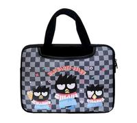Roffatide Anime Cartoon Bad Penguin Handbag for 10inch Tablet Laptop Sleeve Computer Case Suede Leather Tablet Computer Bag Carrying Case Checkered Black A