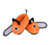 Roffatide Anime Chainsaw Man Pochita Fuzzy Slippers, Unisex-Adults, Size US Women 5.5-9/ Men 4.5-8, One Size, Pochita a Color, Anime Character Themed Slippers