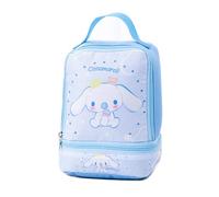 Roffatide Anime Cinna-White Big Ear Dog Lunch Bag Cute Small Travel Picnic Container Nylon Double Layers Lunch Box Reusable Insulated Lunch Bag for Work Park