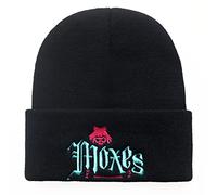 Roffatide Anime Cyberpunk Edgerunners Beanie Hat Moxes Skull Caps Winter Knit Hat for Boys Girls Embroidered Beanie Cap