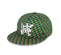 Roffatide Anime Demon Slayer Tomioka Baseball Cap Adjustable Dad Hat Low Profile Snapback Hat Embroidered Cotton Flat Brim Sun Hat Green B