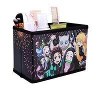 Roffatide Anime Desk Organizer Storage Office Makeup Supplies Small Foldable Basket Desktop Storage Box Storage Cube Bins for Room Decor