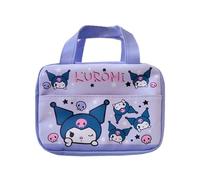Roffatide Anime Evil Rabbit Lunch Bag for Work Reusable Insulated Lunch Box Travel Picnic Container Lunch Box for Women Purple C