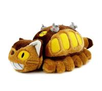 Roffatide Anime Fluffy Catbus Plush Plushie 30CM for Bedding Sofa Deco Kawaii Stuffed Animal Soft Plushie Hug Pillow for Girls Boys Ideal for Christmas Winter Gift