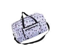 Roffatide Anime Foldable Duffle Bag 35L Overnight Weekender Tote with Luggage Sleeve Portable Gym Travel Bag for Women Men