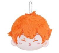 Roffatide Anime Haikyuu!! Keychain Shoyo Hinata Plush Stuffed Key chain Cartoon Kawaii Kei Tsukishima Figure Key Ring JK Bag Pendant for Girls and Boys Lolita A