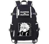 Roffatide Anime Hunter x Hunter Killua Zoldyck Laptop Backpack with USB Charging Port & Headphone Port