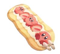Roffatide Anime Kirby-B Cartoon Cute Area Rug Irregular Fluffy Fuzzy Plush Area Rug Mat Blanket Rug Floor Carpet for Indoor Living Dining Room Home Decor 50x120cm