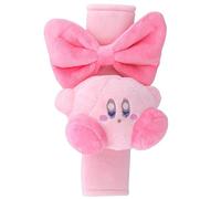 Roffatide Anime Kirby Car Seatbelt 1 PCS Shoulder Pad Seat Belt Cover Protector Kirby Plush Compatible with All Cars