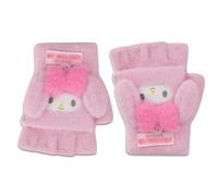Roffatide Anime Kurom Winter Women Gloves Little Kids Thick Warm Soft Plush Convertible Flip Top Mittens Fingerless Finger Gloves for Girls
