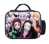 Roffatide Anime Lunch Bag for School Work Leakproof Thermal Reusable Insulated Lunch Box Travel Picnic Container for Boys Girls
