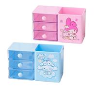 Roffatide Anime Melody Desktop Desk Office Supplies Container Pen Holder for Desk Cute Pencil Cup Pot Makeup Brush Holder Mini Box