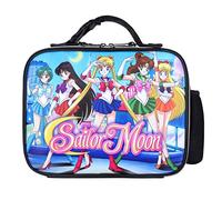 Roffatide Anime Moon Prints Lunch Bag for School Work Leakproof Thermal Reusable Insulated Lunch Box Travel Picnic Container for Boys Girls