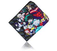 Roffatide Anime My Hero Academia Wallets Bakugo Shoto Todoroki Deku Artificial Leather Slim Bi-Fold Multi Purpose Wallet