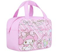 Roffatide Anime My Melody Lunch Bag for Girls Boys Insulated Leakproof Lunch Box Large Compartment Waterproof Reusable Cooler Tote Lunch Container for Work Picnic School Travel