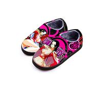 Roffatide Anime One Piece Fuzzy Slippers Boa·Hancock Closed Back Rubber Sole House Plush Slippers Slip-On Fuzzy Shoes Warm Slippers for Women 8.5-9.5/ Men 9-10