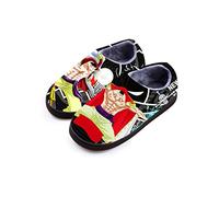 Roffatide Anime One Piece Fuzzy Slippers Edward Newgate Closed Back Rubber Sole House Plush Slippers Slip-On Fuzzy Shoes Warm Slippers for Women 8.5-9.5/ Men 9-10