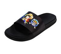 Roffatide Anime One Piece Slippers Bathroom Slippers Non Slip Shower Slide Sandal Indoor And Outdoor Slippers for Unisex Men Women 8.5-9.5
