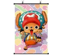 Roffatide Anime One Piece Tony Tony Chopper Scroll Poster Canvas Wall Painting for Home Decor Characters Wall Art For Living Room Bedroom Office Restaurant 30x45cm