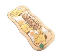 Roffatide Anime Pom Pom Purin Cartoon Cute Area Rug Irregular Fluffy Fuzzy Plush Area Rug Mat Blanket Rug Floor Carpet for Indoor Living Dining Room Home Decor 50x120cm