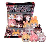 Roffatide Anime Toilet Bound Hanako Kun Cute Hanako Kun Yashiro Nene Snack Pillow Full of Plushies Pudding Stuffed Animal Stuffed Pillow Soft Throw Pillow Creative Gifts Room Decor (6pcs Plush Snack)