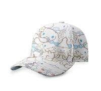 Roffatide Anime White Ear Dog Baseball Cap for Women Men Adjustable Cartoon Cute Baseball Hat Nylon Print Baseball Hat Golf Curved Sun Hat B