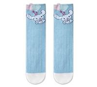 Roffatide Cartoon Cinnamoroll Women's Cute and Novelty Casual Crew Socks Ankle High Dress Socks Cute Socks for Big Kids Girls Long Stockings