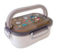 Roffatide Cartoon Cute Cinnamoroll Melody Kuromi Printed All-in-One Bento Boxes with Handle Kawaii 4-Point Lock Type Lunch Box Containers for Food Fruit Snack D