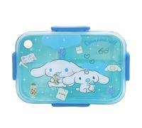Roffatide Cartoon Cute Printed All-in-One Bento Boxes with Spoon Kawaii 4-Point Lock Type Lunch Box Containers for Food Fruit Snack