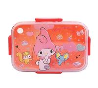 Roffatide Cartoon Cute Printed All-in-One Bento Boxes with Spoon Kawaii 4-Point Lock Type Lunch Box Containers for Food Fruit Snack