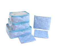 Roffatide Cinnamoroll Cute 6 Set Packing Cubes for Suitcases Travel Essentials for Carry on Luggage Suitcase Organizer Bags Set for Travel Accessories in 6 Sizes