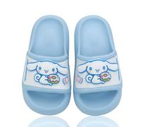 Roffatide Cinnamoroll Melody Kuromi Cloud Slippers Cute Cartoon Sandals Quick Drying Shower Slides Beach Slippers Non-Slip Travel Slides Blue 2.5-3.5