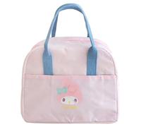 Roffatide Cute My Melody Reusable Lunch Bag for Women Students Kids Lightweight Cooler Bag Insulated Leakproof Lunch Tote Bag for Work School Pink Ideal for Christmas