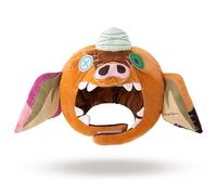Roffatide Halloween BOTW Plush Hat TOTK Link Pig Head Mask Cute Cartoon Cosplay Hat Xmas Wintern Gift Filming Prop for Boys Men One Size Ideal for Christmas New Year