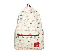 Roffatide Kawaii Chiikawa School Bag for Boy Girl Trendy Geometric Print Daypack with Compartments for School Daily Use White Ideal for Christmas