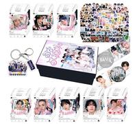 Roffatide Kpop 157Pcs Album Gift Box Merch Set Photocards Stray Stickers Keychains Gift for Stay Women Party Birthdays Decorations
