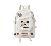 Roffatide KPOP Stray Backpack for Boys Girls with Multiple Pockets White A