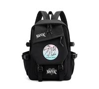 Roffatide KPOP Stray Backpack Merch Skz Schoolbag for Boys Girls with Multiple Compartments Gift for Stay Fans Black B