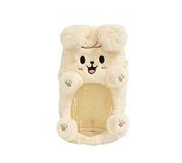Roffatide Kpop Stray Photocard Holder Plush Card Case for Doll Pens Portable Collectible Display Bag Cute Pouch for Fans Style F