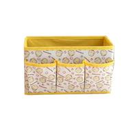 Roffatide Pom Pom Purin Cute Collapsible Storage Bin Foldable Desk Storage Box Nylon Makeup Organizer Practical Desk Caddy for Office Home B
