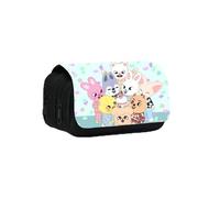 Roffatide Stray Kids Pencil Case Compartment for Boys Girls Large Capacity SKZ Stationery Organizer Storage Pouch for Stay Makeup Bag School Office Supplies Style M